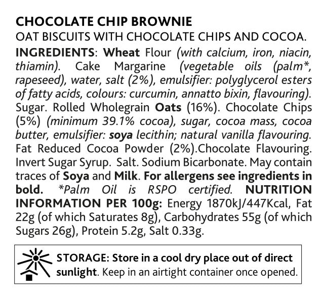 Monster Chocolate Chip Brownie