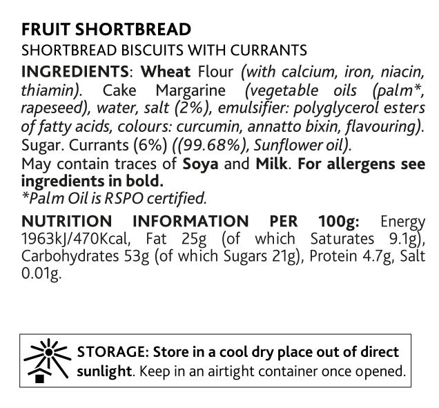 Fruit Shortbread