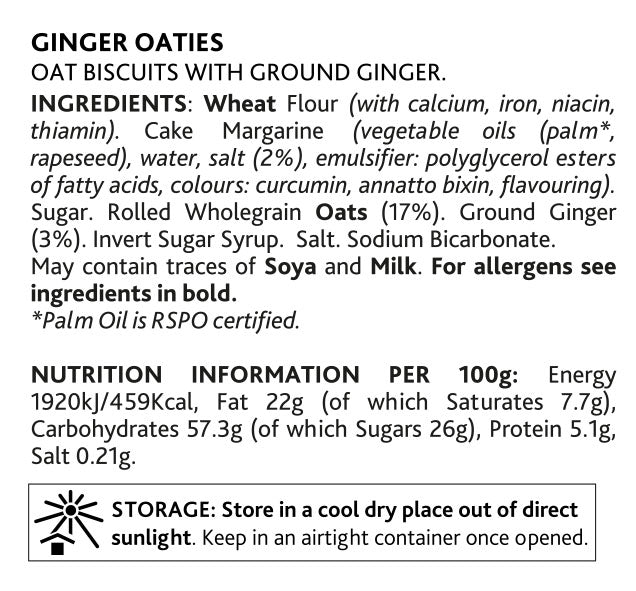 Ginger Oaties