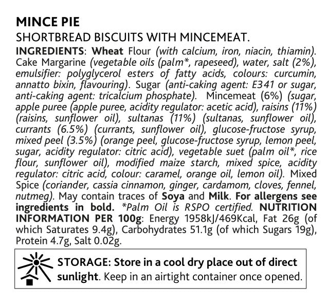 Mince Pie Shortbread