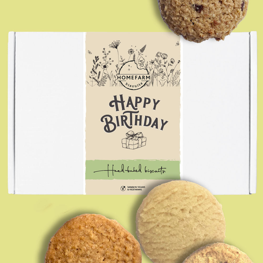 Happy Birthday Assorted Biscuits - Letterbox