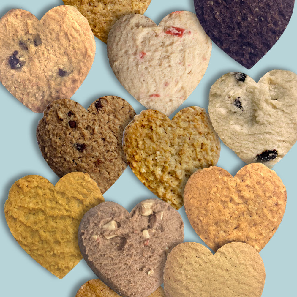Mum - Heart Shaped Biscuits - Letterbox